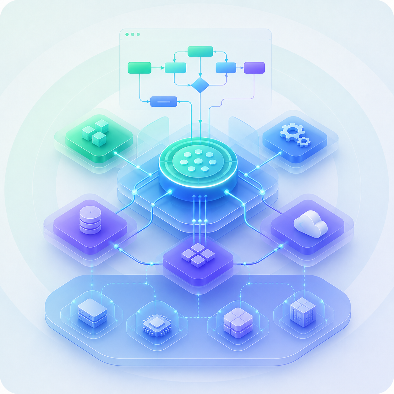 Orchestration layer illustration